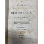 Mill, James; 'The History of British India', in six volumes (second edition) printed for Goldwin