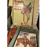 Eight children's books including 'Dapple the Wooden Donkey' by Ernest Aris and a fourth edition '