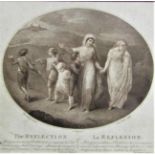 A pair of early 19th century black and white engravings after George Morland - The Idle Laundress