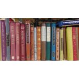 A large collection of assorted Folio Society books including a signed limited edition of 1500 copies