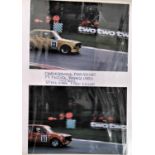 Eight files containing a large quantity of motorsport photographs together with a quantity of