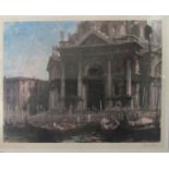 Edward Seago RWS, RBA (British, 1910-1974) - A signed coloured print of a Venetian scene with