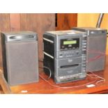 A Matsui MCH650 CD player and speakers