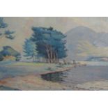 Sean O'Connor (Irish, 1909-1992) - The Eighteenth Green Killarney Links (golf course) and From the