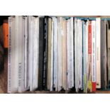 An extensive collection of classical vinyl LP's together with a quantity of vintage gramophone