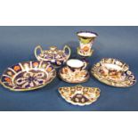 A collection of Royal Crown Derby pattern Imari wares comprising a trio pattern number 2451, a