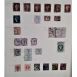 A collection of four stamp albums containing British and worldwide stamps, dating from Queen