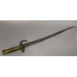 French model 1866 Chassepot - Yatagham sword bayonet number 3394
