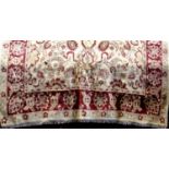 Large modern Turkish Caucasian country house carpet, with various scrolled foliate decoration upon a