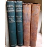 Two sets of Birds of Our Country by Frank Fin and E. Kay Robinson, each set two volumes, together