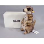 Steiff meercat 'Mungo', boxed with original packaging, tags and pin in ear, no 71249 (1)