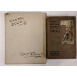 Sketch Book - Walt Disney, First Edition published 1938 together with Fifty Watercolour Drawings