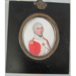 (Collection of Miniatures relating to the Hawkes Family) - Good quality early 19th century bust