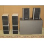 Studio Power Sub-2002 subwoofer system, together with four small Bang & Olufsen Beovox cx50 speakers