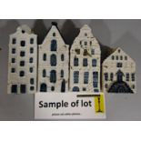A collection of 45 K.L.M. Airline Dutch houses in the Delft manner