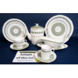 A quantity of Spode Provence pattern wares comprising eight dinner plates, eleven dessert plates,