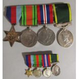 Captain D.E. Anderson R.M. - 1939-45 Star 39-45 and Defence Medals a Territorial Force Efficiency