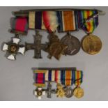 Lt. Col. George White Hawkes, Distinguished Service Order (George V) Military Cross, 1914-15 star,