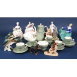 A collection of Royal Doulton figures - Genette HN3415, Sunday Best HN2698, Diana HN2468, Beatrice