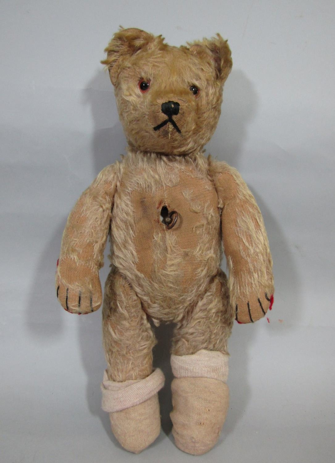 Mid 20th century Yes/ No Teddy bear probably made in Germany by Schcuco, with lever (formerly a