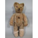 Mid 20th century Yes/ No Teddy bear probably made in Germany by Schcuco, with lever (formerly a