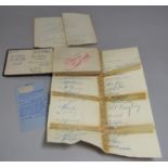 An autograph book c.1950 including 30 signatures of the 1953/54 All Blacks Team and others including