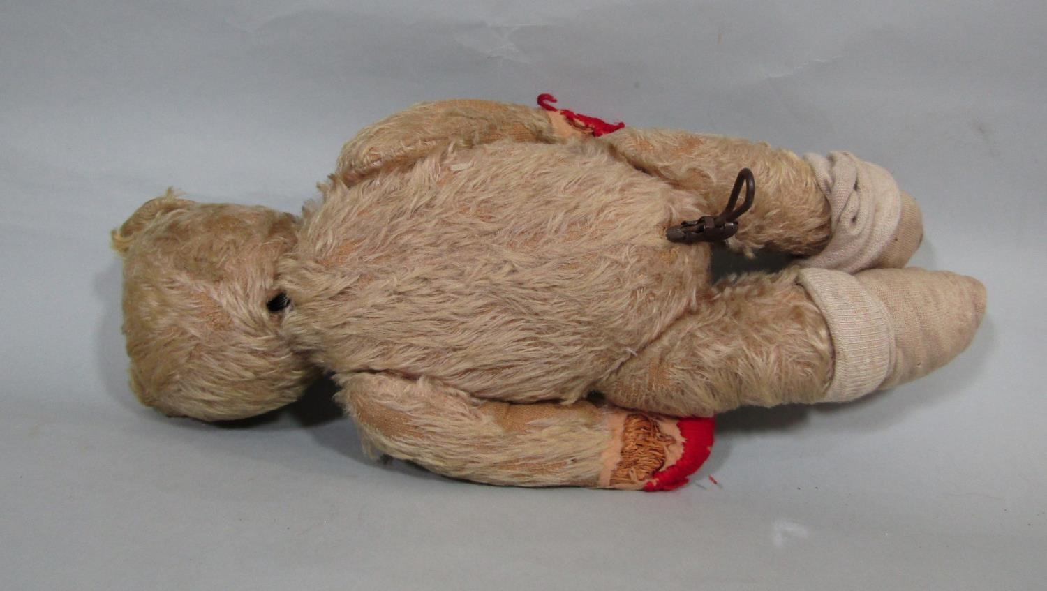 Mid 20th century Yes/ No Teddy bear probably made in Germany by Schcuco, with lever (formerly a - Image 3 of 9