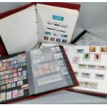 Four stamp albums/stock books containing a large collection of British and worldwide stamps and