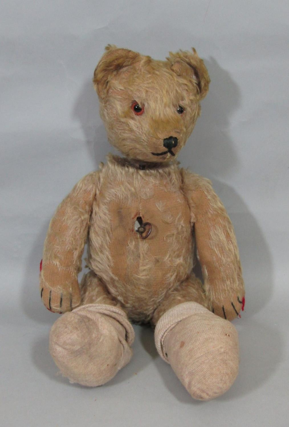 Mid 20th century Yes/ No Teddy bear probably made in Germany by Schcuco, with lever (formerly a - Image 4 of 9