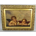 Albert Krafft (19th century German School) - The Two Cherubs from the Sistine Madonna after Raphael,