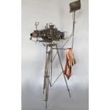 By David Whipp (20th century) - copper and metal steam punk type sculpture of an old fashioned