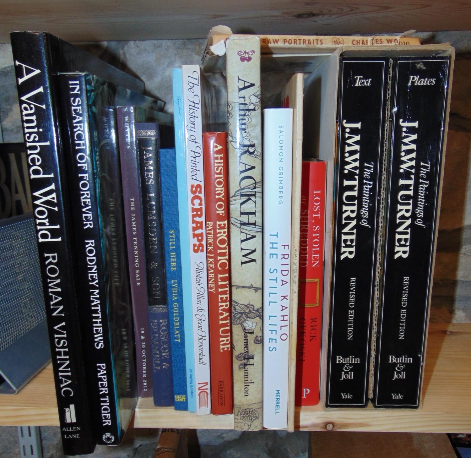 A collection of art related books to include Arthur Rackham - A Life With Illustration by James