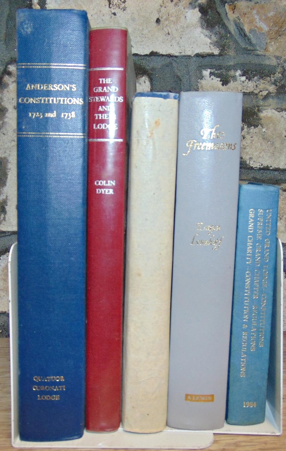 A collection of books about Freemasons (5)