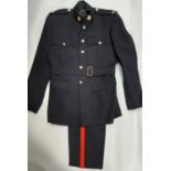 1950's officers dress uniform 'regimental blues' from the Essex Regiment- see photo for size