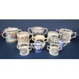 A collection of Taunton Cider limited edition cider mugs of varying size and design, mostly in the