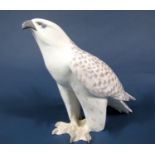 A Royal Copenhagen model of an Icelandic falcon by Christian Thomsen, with painted marks to base