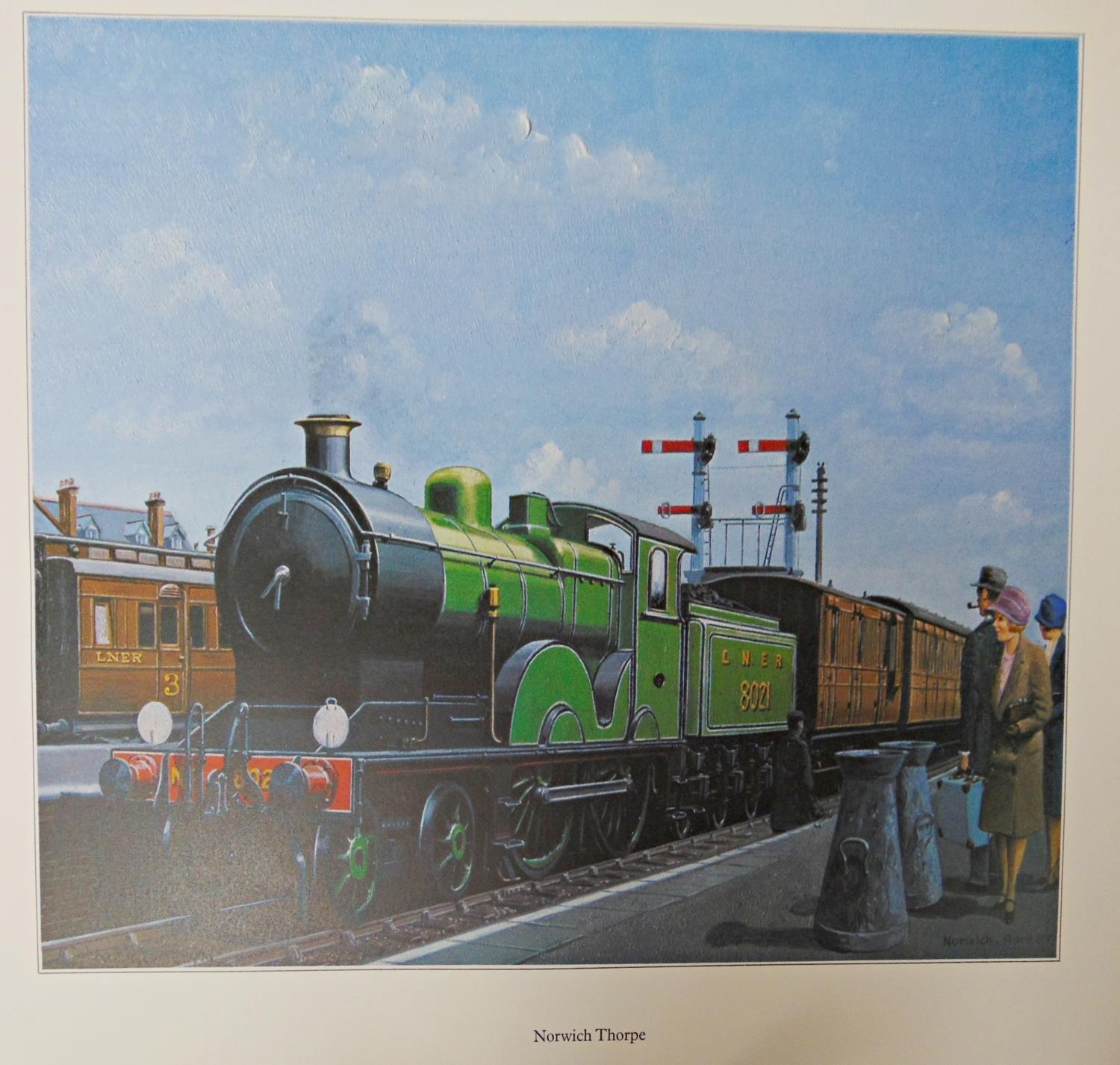 Hamilton Ellis, C - King Stein - Selected Railway Paintings and Drawings, 9/3000 limited edition, - Image 5 of 6