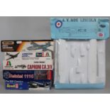 Collection of 6 model aircraft kits, all 1:72 scale models of aircraft from WW2 era. Includes kits