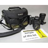 Cannon 750D, Digital camera with video recorder feature, EFS 18-55mm lens, protective bag, charger