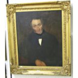19th century British school - Half length portrait of Edward Dixon Stone (1801-1873) oil on