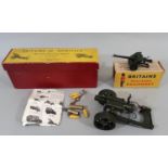 Britains 18" Howitzer gun No 2107 in original box together with a boxed Britains Military