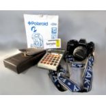 An extensive collection of analogue cameras, optical equipment etc. to include Minolta, Praktica,