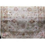 Eastern Caucasian type vegetable dye rug with scrolled foliate decoration, 200 x 150 cm