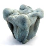 M* Jomanic? - Patinated hollow bronze study of four over lapping nude figures, 33cm high x 31cm wide