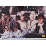 Star Wars - A New Hope, signed cast photograph of an interior scene in the Millennium Falcon to