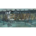 Ray Evans (1920-2008) - 'Henrietta Park, Bath', signed and dated 1970, inscribed label verso,