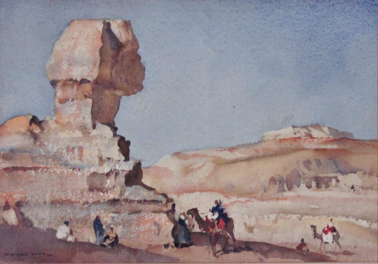 William Russell Flint (1880-1969) - 'The Sphinx', signed, signed, titled and dated March 1961 verso,