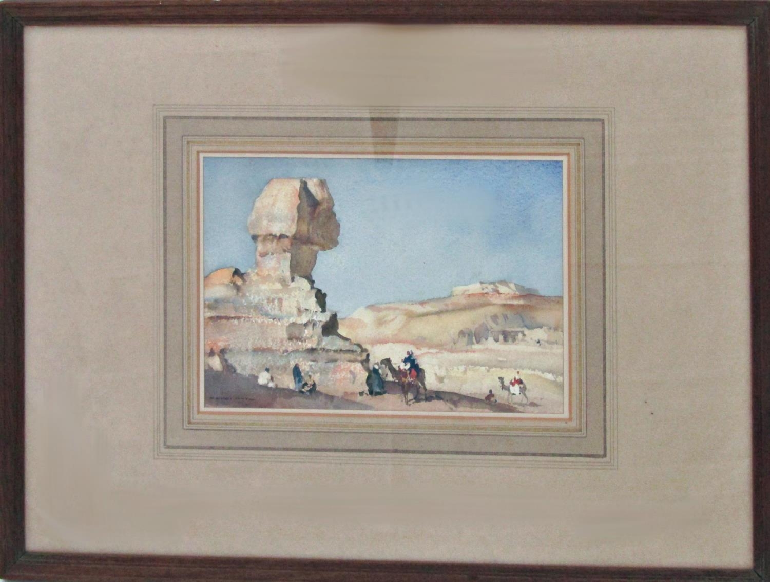 William Russell Flint (1880-1969) - 'The Sphinx', signed, signed, titled and dated March 1961 verso, - Image 2 of 4