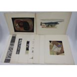 Dix Reproductions of 1933, 10 lithographs after Braque, Derain, Dufy, Gris, Leger, Lurcat, Masson,