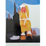 Mackenzie Thorpe (B.1956) - 'Its A Drying Day', signed, limited 611/850 colour print, Washington